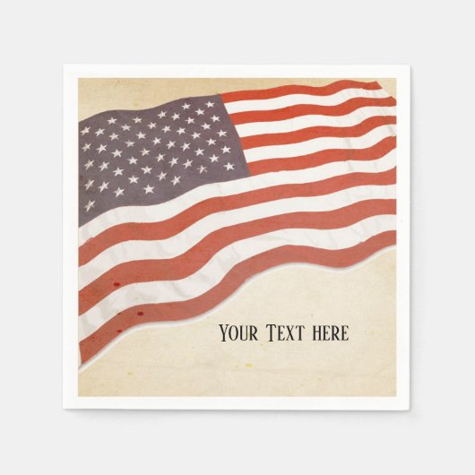 Militärruhestand, Armee, Ruhestandspapier Napkin Serviette (Vorderseite)