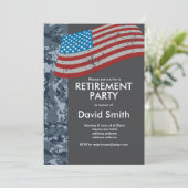 Militärruhestand der Marine, Armee, Party für den  Einladung (Stehend Vorderseite)