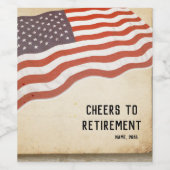 Militärruhestand, Weinlabel der Armee Weinetikett (Einzelnes Label)