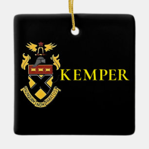 Militärschule Kemper und Uni Keramikornament