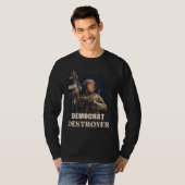 Militärsoldat Trump Demokrat Destroyer USA T-Shirt (Vorne ganz)
