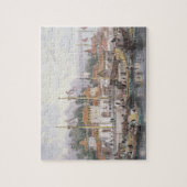 Militärstation vom chinesischen nahen die Stadt Puzzle (Vertikal)