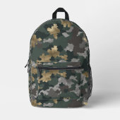 Militärstil Bedruckter Rucksack (Vorderseite)
