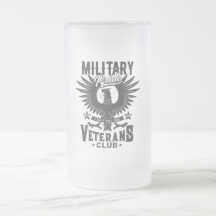 Militärstolz Mattglas Bierglas