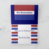 Militärtag - Veteranen Karte (Innenseite)