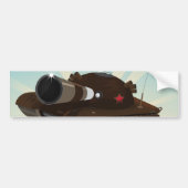 Militärtank Autoaufkleber (Vorne)