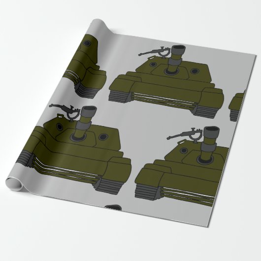 Militärtank Geschenkpapier (Ungerollt)
