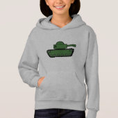 Militärtank Hoodie (Vorderseite)