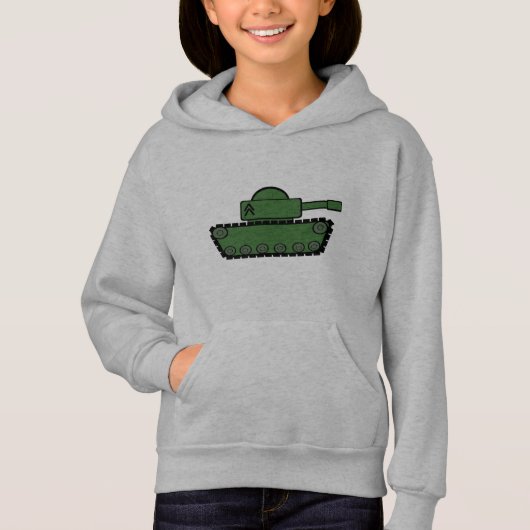 Militärtank Hoodie (Vorderseite)