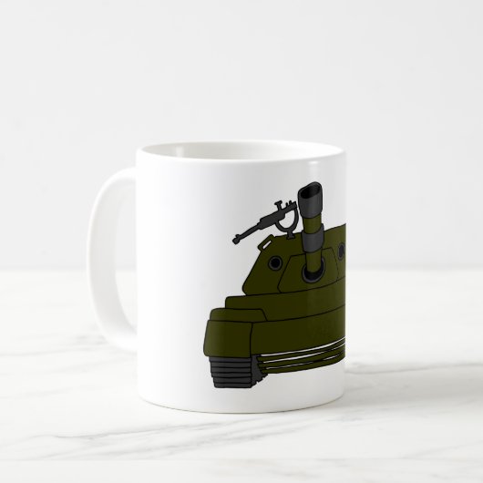 Militärtank Kaffeetasse (Vorderseite Links)