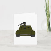 Militärtank Karte (Vorderseite)