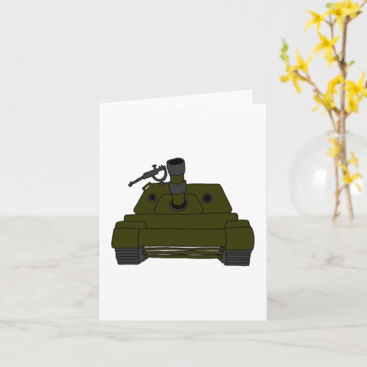 Militärtank Karte (Gelbe Blume)