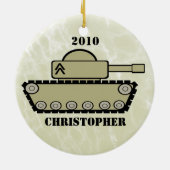 Militärtank Keramikornament (Hinten)