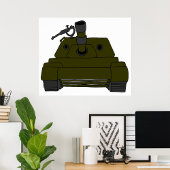 Militärtank Poster