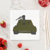 Militärtank Serviette (Beispiel)