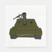 Militärtank Serviette (Vorderseite)