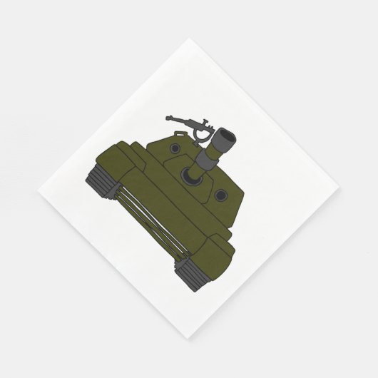 Militärtank Serviette (Ecke)