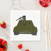 Militärtank Serviette