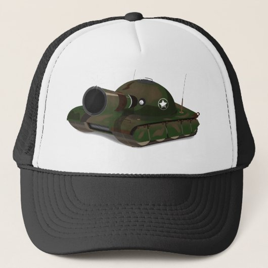 Militärtank Truckerkappe (Vorderseite)