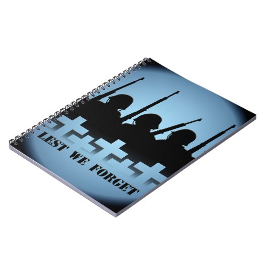 Militärtribute-Notebook, damit wir Bücher vergesse (Linke Seite)