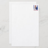 Militärüferin Weimaraner Stationery Briefpapier (Vorne/Hinten)