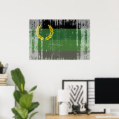 MILITÄRUNIFORM-STOLZ-FLAGGE POSTER (Heimbüro)