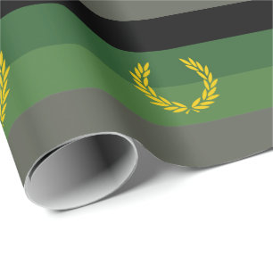 Militäruniform-Stolzflagge Geschenkpapier