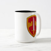 Militärunterstützungs-Befehl, Vietnam MACV Zweifarbige Tasse (VorderseiteRechts)