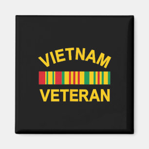 Militärveteran aus Vietnam, Vintage-USA-Soldat Magnet