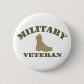 Militärveteranen-Knopf Button (Vorderseite)