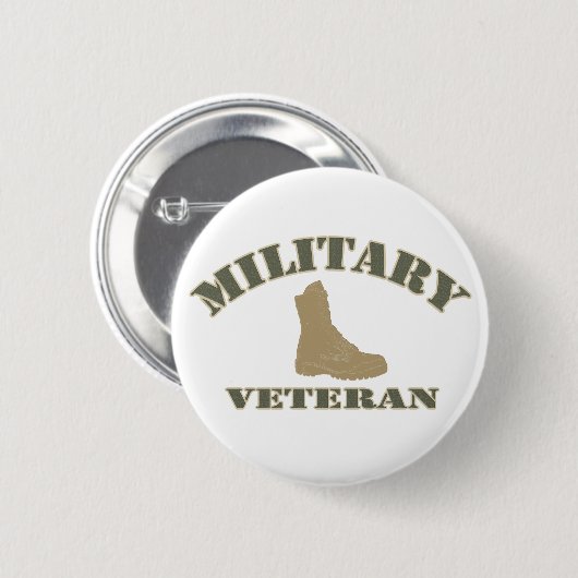 Militärveteranen-Knopf Button (Vorne & Hinten)