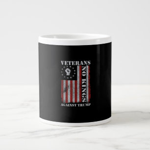 Militärveteranen protestieren Flagge Patriotische Jumbo-Tasse