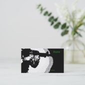 MilitärVisitenkarte Visitenkarte (Stehend Vorderseite)