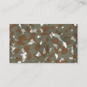 MilitärVisitenkarten Visitenkarte (Rückseite)