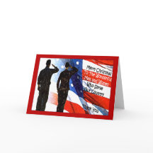 Militärweihnachtskarte