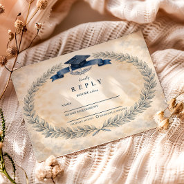 Military Air Force Graduation Theme RSVP Karte