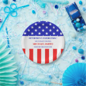 Military Army or Patriotic Theme Retirement Party Pappteller (Party)