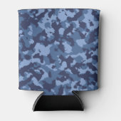 Military Blue Camouflage Camouflage Pattern Dosenkühler (Vorderseite)