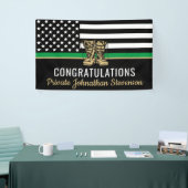 Military Boot Camp Army Graduation Party Banner (Messeveranstaltung)