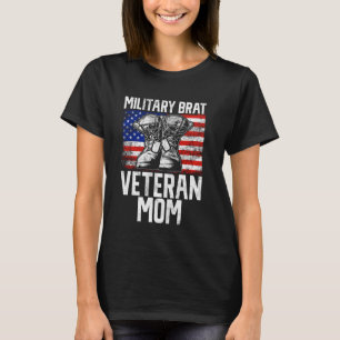 Military Brat Veteran Mama Veteran T-Shirt