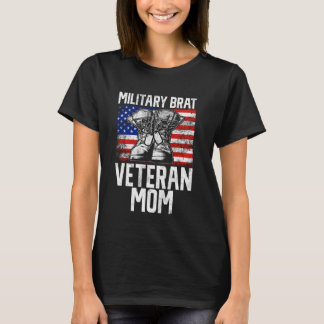 Military Brat Veteran Mama Veteran T-Shirt
