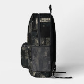 Military Camo Pattern Urban Environments Bedruckter Rucksack (Rechts)