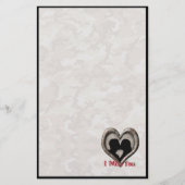 Military Camouflage "Miss You" Briefpapier (Vorderseite)