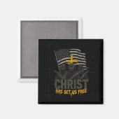 Military Christian Design Soldier Army Prayer Fait Magnet (Vorderseite/Rückseite)