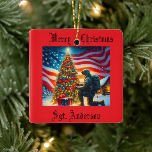 Military Christmas Ornament (Baum)