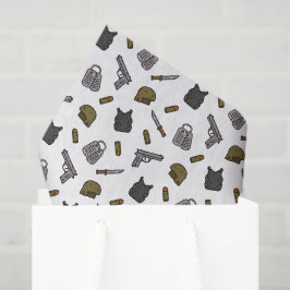 Military Decoupage Seidenpapier