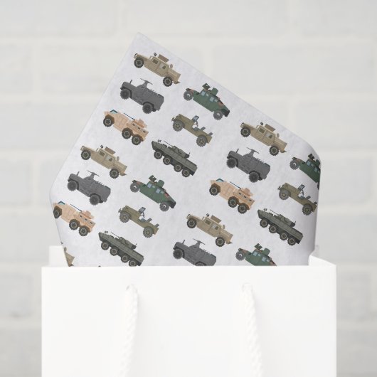 Military Decoupage Seidenpapier (Geschenktüte)