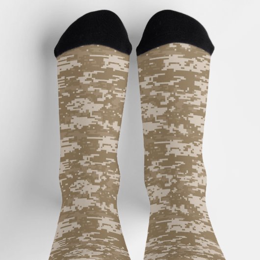 Military Digital Camouflage Army Wüste Socken (Oben)