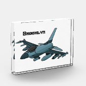 Military Fighter Jet Plane Cartoon Fotoblock (Links)