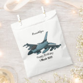 Military Fighter Jet Plane Cartoon Geschenktütchen (Ausgeschnitten)